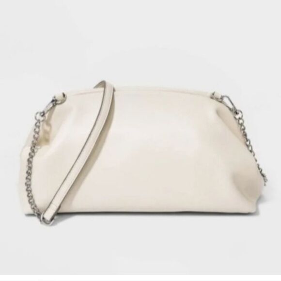 a new day Handbags - a new day Bubble Clutch With Removable Silvertone Strap
